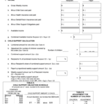 Mass Child Support Worksheet  Fill Online Printable Fillable Pertaining To Florida Child Support Guidelines Worksheet Fillable