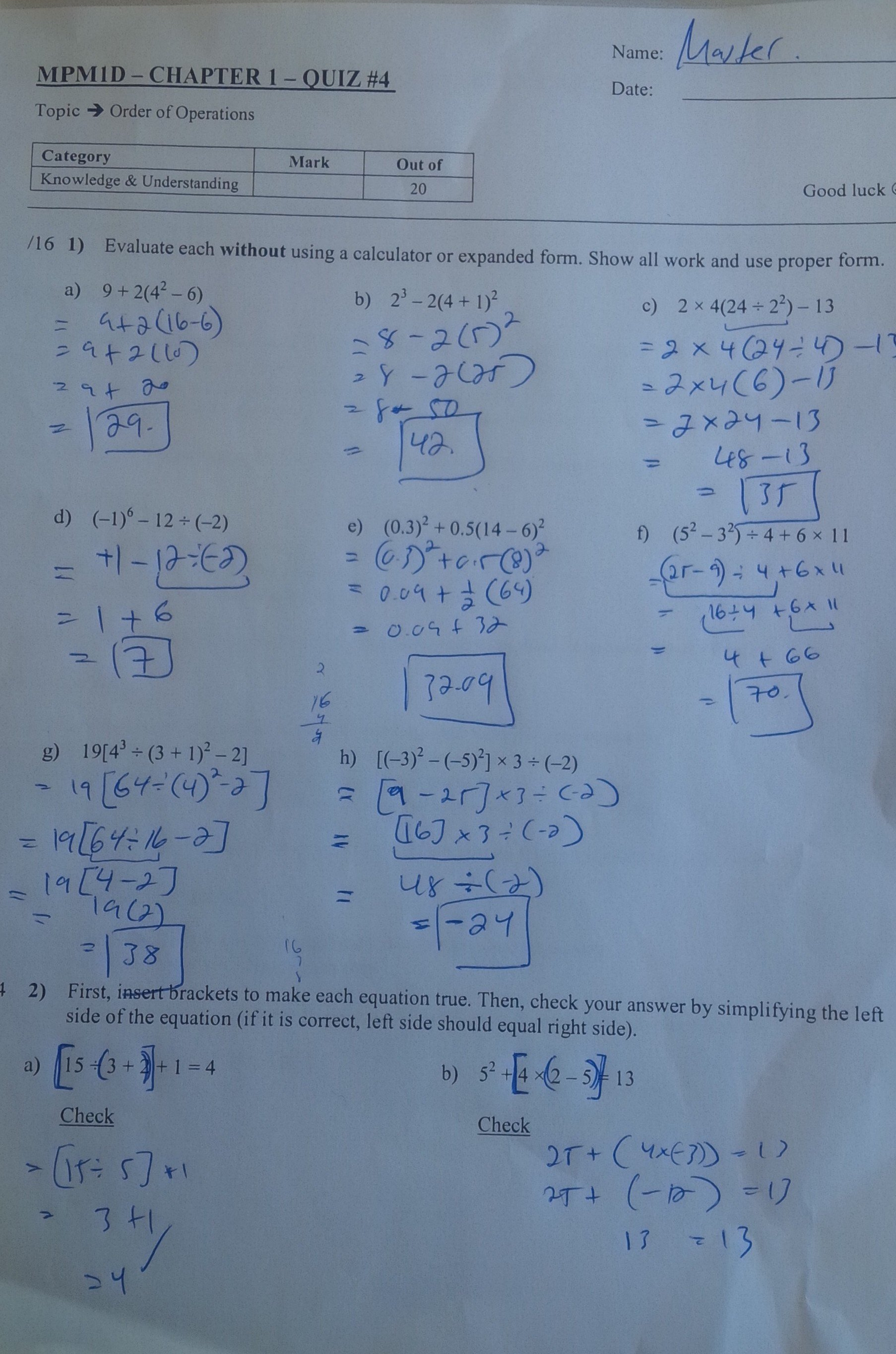 Math 154B Completing The Square Worksheet Answers  Yooob Regarding Math 154B Completing The Square Worksheet Answers