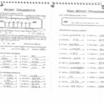 Math Conversions Worksheet  Briefencounters Inside Metric Conversion Worksheet With Answers