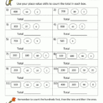 Math Place Value Worksheets To Hundreds With Regard To Place Value Worksheets 2Nd Grade