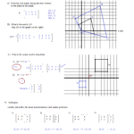 Math Plane  Matrix Iii Coordinate Geometry For Matrices Worksheet With Answers Pdf