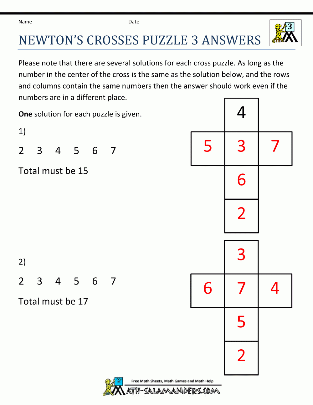 Math Puzzle Worksheets 3Rd Grade Throughout Brain Stretcher Worksheets Answers