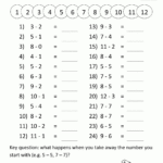 Math Subtraction Worksheets 1St Grade Throughout First Grade Addition Worksheets