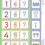 Math Worksheet For Kindergarten Kids Count And Match Stock Vector And Math Worksheets Preschool Kindergarten