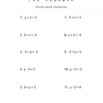 Math Worksheets 8Th Grade Algebra Astounding Eighth Free With Answer As Well As 8Th Grade Math Worksheets Printable