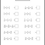 Math Worksheets For Grade 6 Fractions  Homeshealth With Decimals Worksheets Grade 6