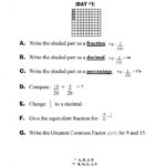 Math Worksheets Grades 1 6 Converting Recurring Decimals To Also Fractions And Percentages Worksheets