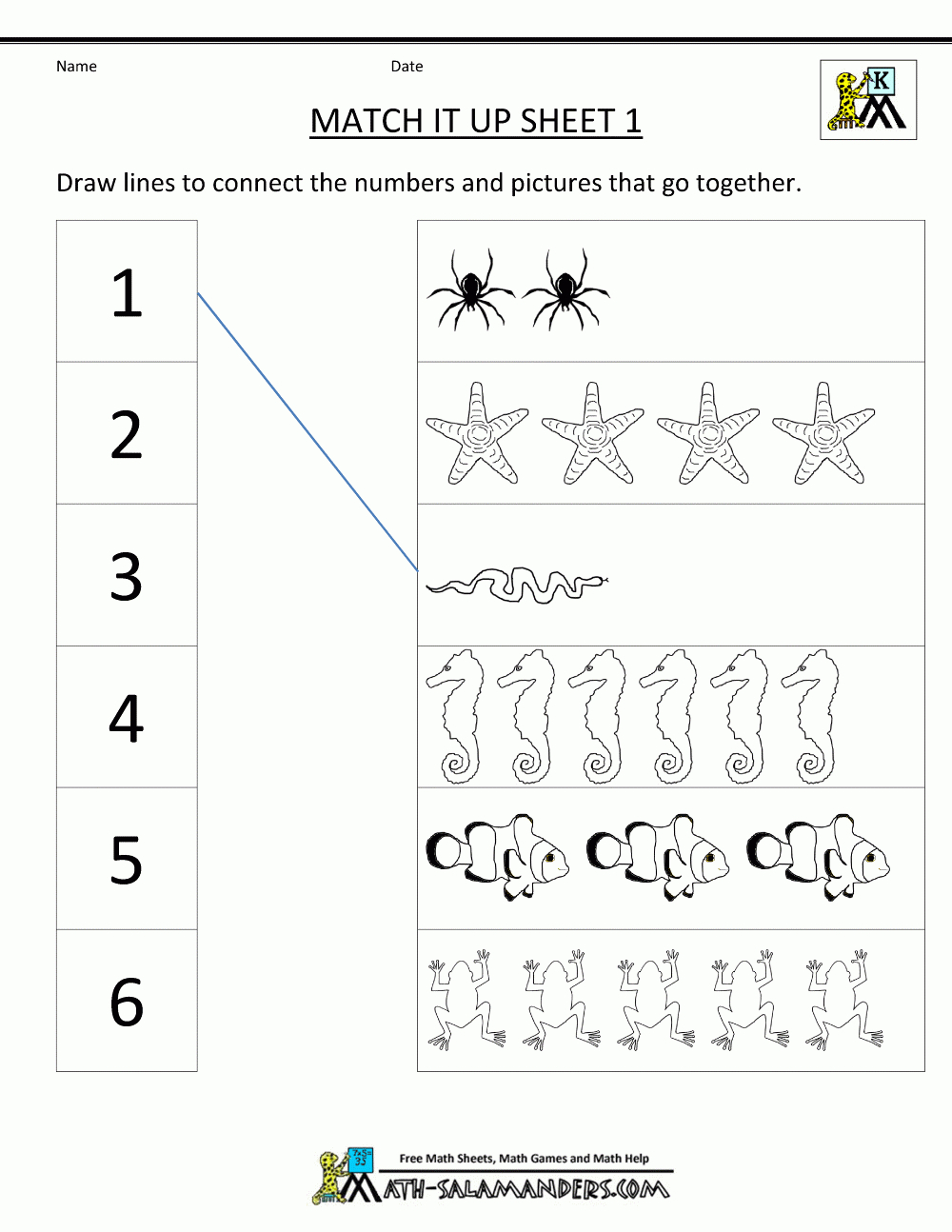 Math Worksheets Kindergarten For Printable Worksheets For Toddlers