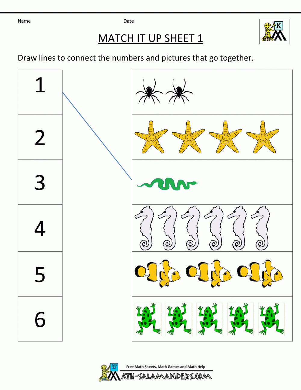 Math Worksheets Kindergarten With Regard To Free Printable Preschool Math Worksheets