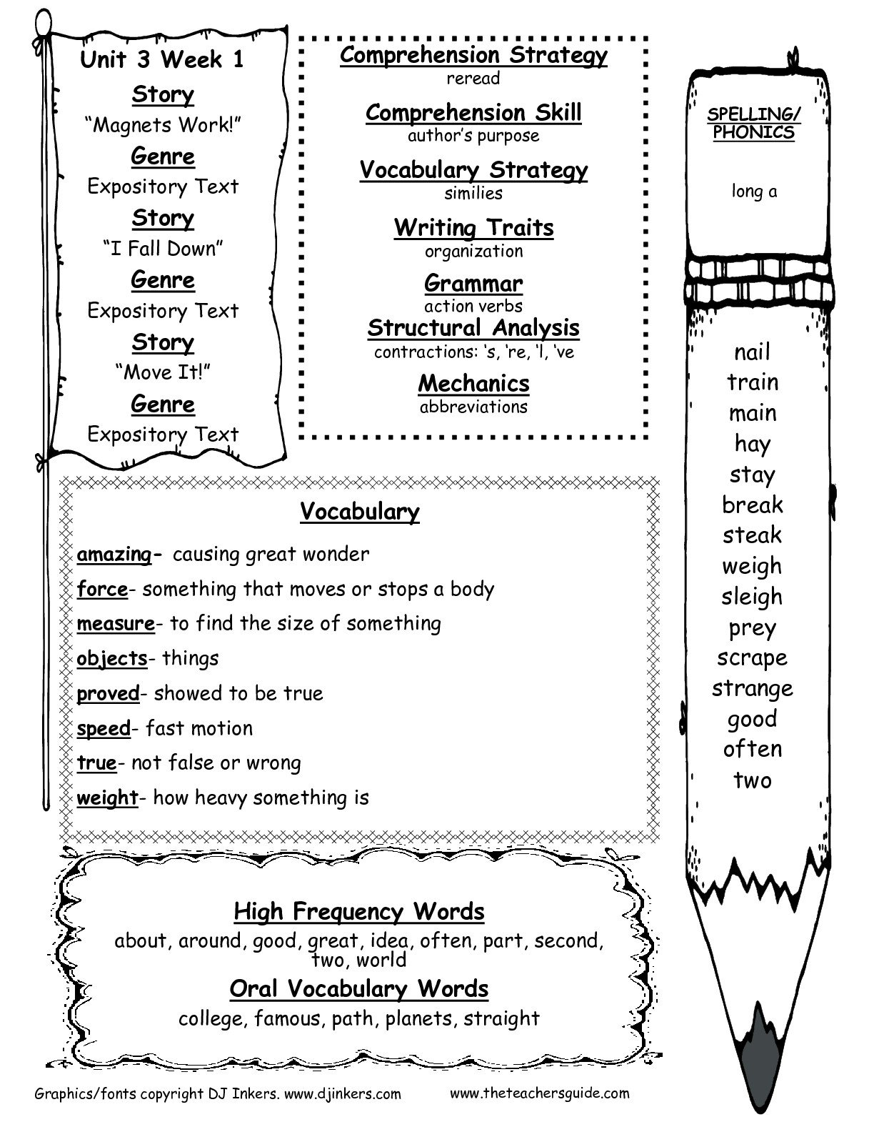 Force And Motion Worksheets 2Nd Grade — excelguider.com