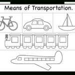Means Of Transportation – Worksheet  Free Printable Worksheets Regarding Transportation Worksheets For Preschoolers