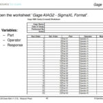 Measure Phase Measurement System Analysis   Ppt Download Pertaining To Gage Rr Spreadsheet