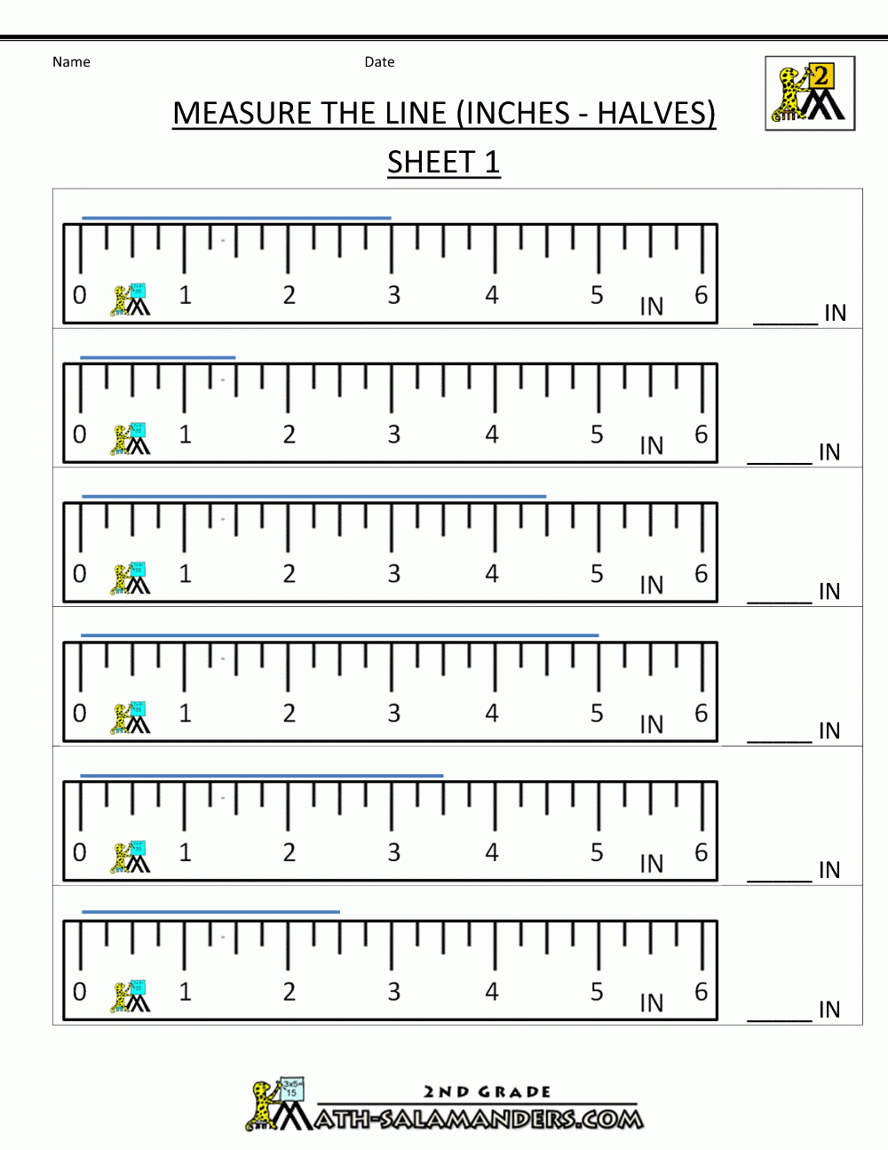 Measurement Math Worksheets  Measuring Length Pertaining To Using A Metric Ruler Worksheet