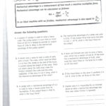 Mechanical Advantage And Efficiency Worksheet Answer Key Pertaining To Simple Machines And Mechanical Advantage Worksheet Answers