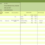 Medical History Tracker Excel Template/symptoms Diary/ Medication ... Throughout Blood Test Spreadsheet