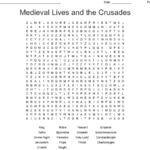 Medieval Lives And The Crusades Word Search  Wordmint Throughout Crusades And Culture In The Middle Ages Worksheet Answers