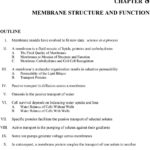 Membrane Structure And Function  Pdf With Membrane Structure And Function Worksheet