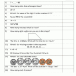 Mental Math 3Rd Grade Inside 3Rd Grade Math Review Worksheets