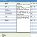Menu & Recipe Cost Spreadsheet Template For Cost Analysis Spreadsheet Template