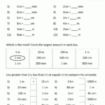 Metric Conversion Worksheet Along With Measurement Worksheets Grade 3