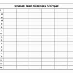 Mexican Train Score Sheet | Games | Diy Games, Games, Weight Loss In Duplicate Bridge Scoring Spreadsheet