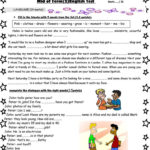 Midterm 2 7Th Grade Test Worksheet  Free Esl Printable Worksheets For Seventh Grade English Worksheets