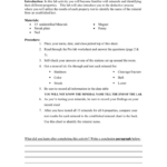 Mineral Identification Lab As Well As Pre Lab Activity Worksheet Answers