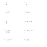 Mixed Exponent Rules With Negatives A Throughout Algebra 2 Exponent Practice Worksheet Answers