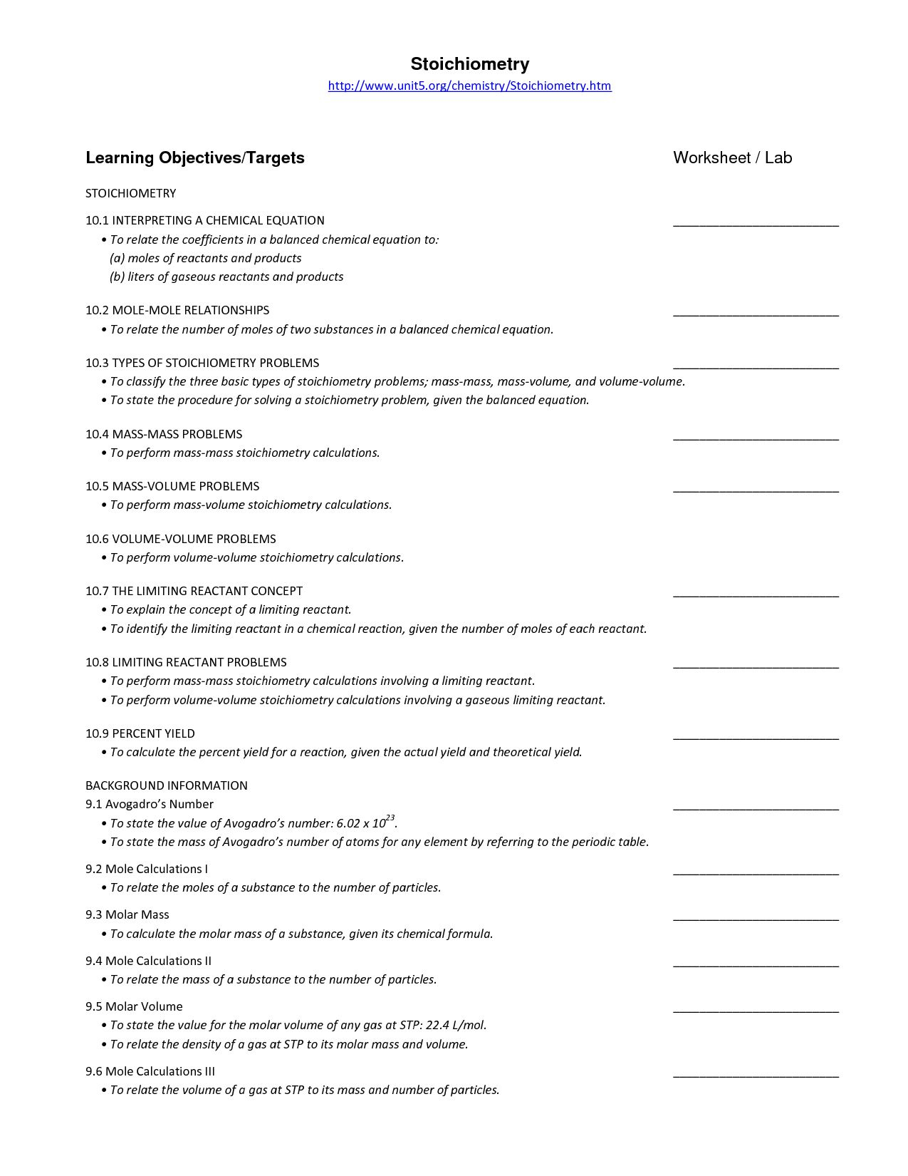 Mixed Mole Problems Worksheet Answers  Briefencounters For Worksheet Mole Problems