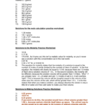 Molar Mass Practice Worksheet Together With Molar Mass Practice Worksheet Answer Key