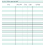 Monthly Budget Planner  Free Printable Budget Worksheet With Budget Planner Worksheet