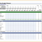 Monthly Household Budget Worksheet Excel Mplates Forms Home For In Household Budget Worksheet