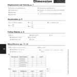 Motion In One Dimension Together With Motion In One Dimension Worksheet Answers