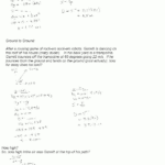 Mr Murray's Physics Homework In Two Dimensional Motion And Vectors Worksheet Answers