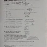 Mrs Garnet  Mrs Garnet At Pvphs Throughout Geometry Worksheet Kites And Trapezoids Answers Key