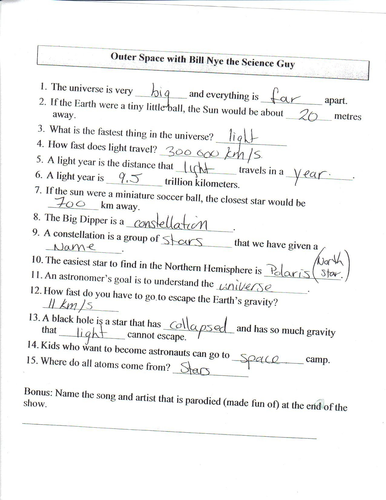 Ms Tostik's Science Page Inside Apollo 13 Movie Worksheet Answer Key