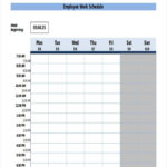 Multiple Employee Monthly Work Schedule Template Excel Free ... Regarding Employee Work Schedule Spreadsheet