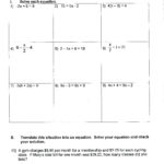 Multiple Step Equations Math Math Worksheets On Solving Equations Also Math Variable Worksheets