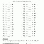 Multiplication Practice Worksheets To 5X5 And Multiplication Arrays Worksheets 4Th Grade