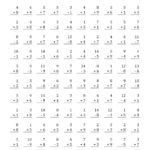 Multiplication Timed Test Pdf Math Multi Digit Multiplication Regarding Mathnasium Worksheets Pdf