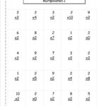 Multiplication Worksheets And Printouts Inside Time Table Worksheets For 2Nd Grade