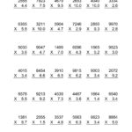 Multiplication Worksheets With Decimals  Cmediadrivers With Regard To Multiplying Decimals Worksheet