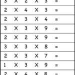 Multiplying 3 Numbers – Three Worksheets  Free Printable Worksheets Together With Multiplying 3 Factors Worksheets
