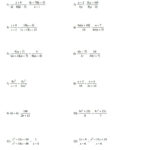Multiplying And Dividing Rational Expressions Worksheet  Yooob Intended For Multiplying And Dividing Rational Expressions Worksheet Answer Key