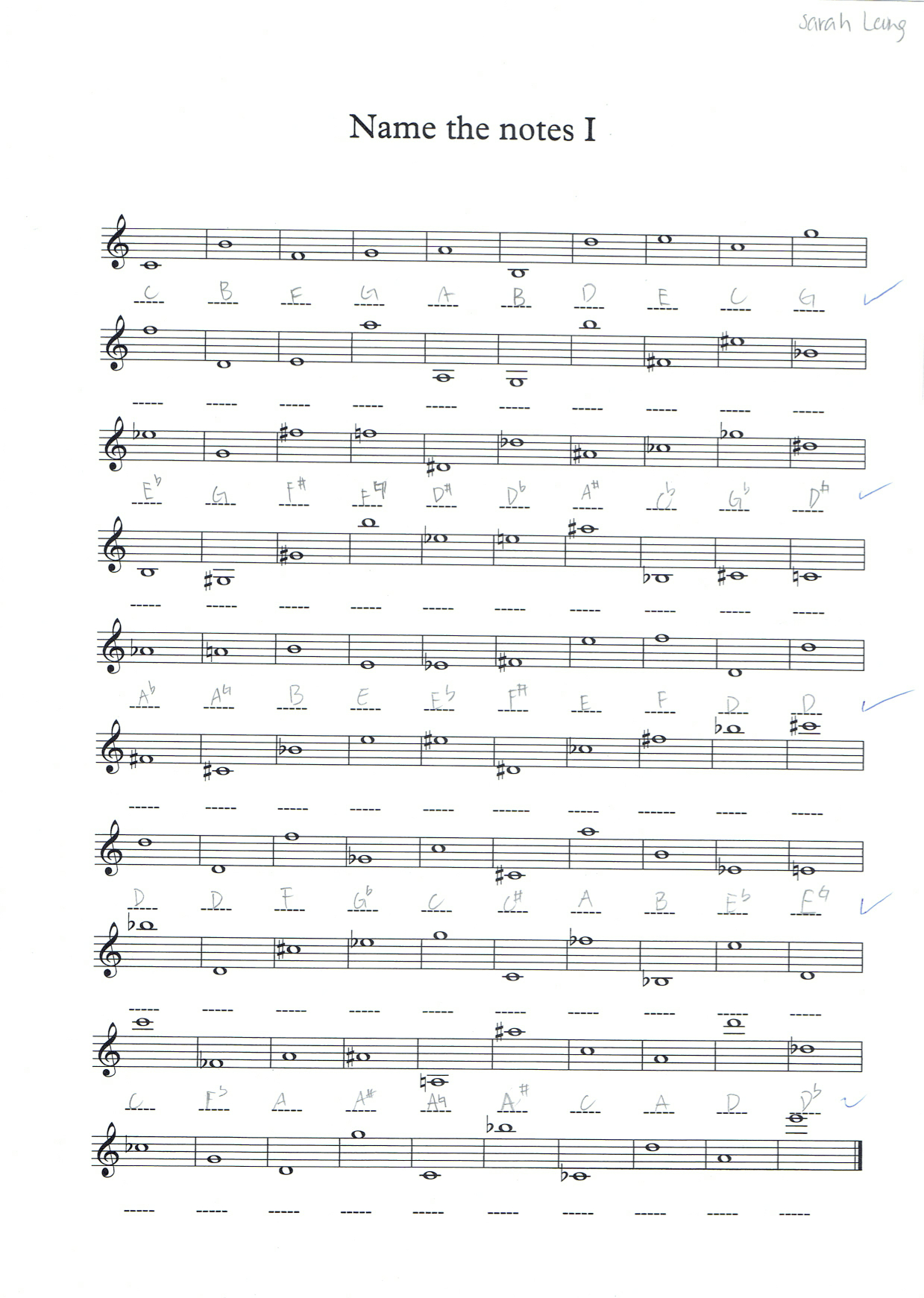 Music – Music Theory Worksheets  Sarah's Blog For Music Theory Worksheets