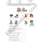 My Family Tree Worksheet  Esl Worksheetbericita Pertaining To Spanish Family Tree Worksheet Answers