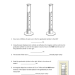 Name Date 6Th Grade Science – Volume Of An Irregular Solid For Reading A Graduated Cylinder Worksheet