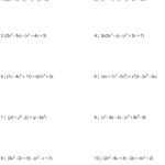 Name Intro To Algebra 2 Unit 1 Polynomials And Factoring  Pdf In Factoring Polynomials Worksheet With Answers Algebra 2