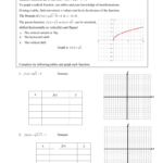 Name Period Date Graphing Radical Functions Worksheet 1 For Graphing Functions Worksheet