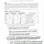 Naming Molecular Compounds Pogil Answers  Newatvs As Well As Molecules And Compounds Worksheet